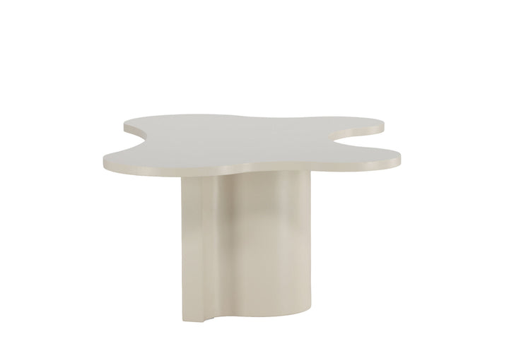 Venture Home Flow Sofa Table 120x80x45 cm - MDF with Beige PU Lacquer Painting