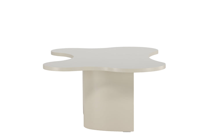 Venture Home Flow Sofa Table 120x80x45 cm - MDF with Beige PU Lacquer Painting