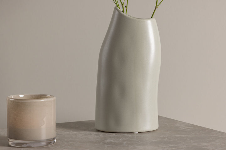 Venture Home Ernst Vase - Light Grey - 12*9*23Hcm