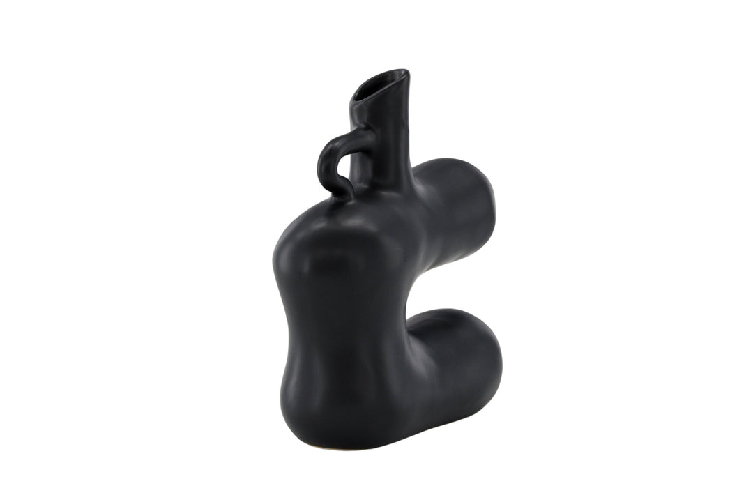 Venture Home Dity Vase - Matte Black - 18*7*19Hcm
