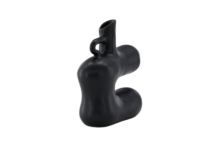 Venture Home Dity Vase - Matte Black - 18*7*19Hcm
