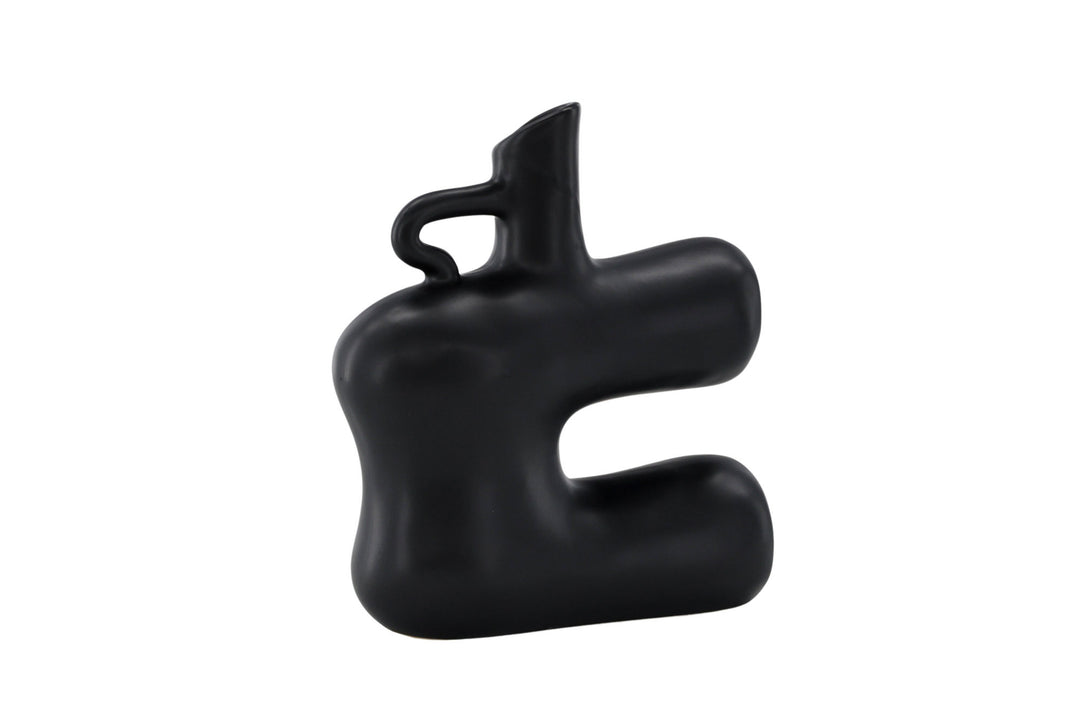 Venture Home Dity Vase - Matte Black - 18*7*19Hcm