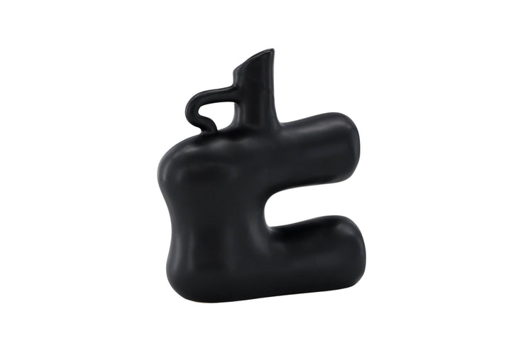 Venture Home Dity Vase - Matte Black - 18*7*19Hcm