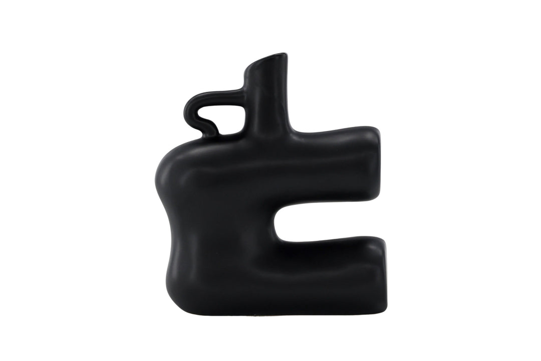 Venture Home Dity Vase - Matte Black - 18*7*19Hcm