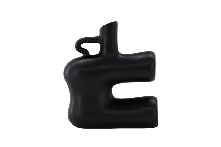 Venture Home Dity Vase - Matte Black - 18*7*19Hcm