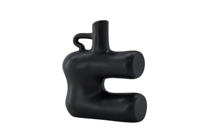Venture Home Dity Vase - Matte Black - 18*7*19Hcm