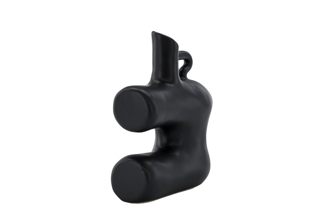 Venture Home Dity Vase - Matte Black - 18*7*19Hcm