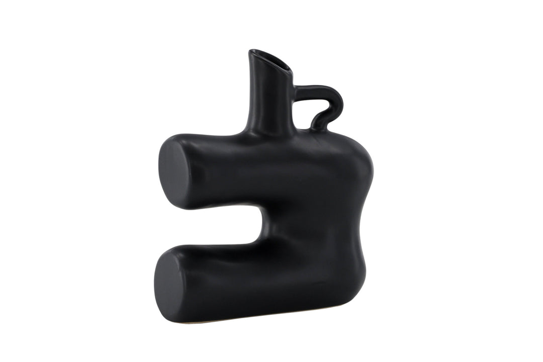 Venture Home Dity Vase - Matte Black - 18*7*19Hcm