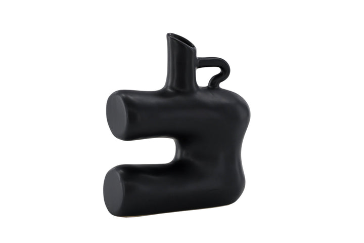 Venture Home Dity Vase - Matte Black - 18*7*19Hcm