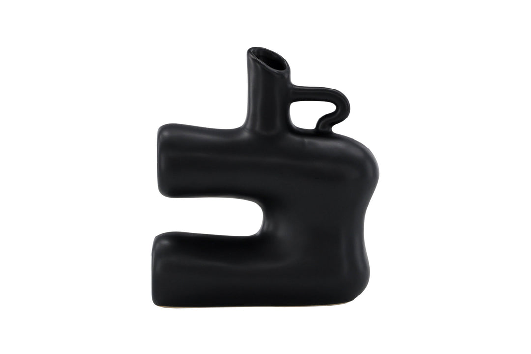 Venture Home Dity Vase - Matte Black - 18*7*19Hcm