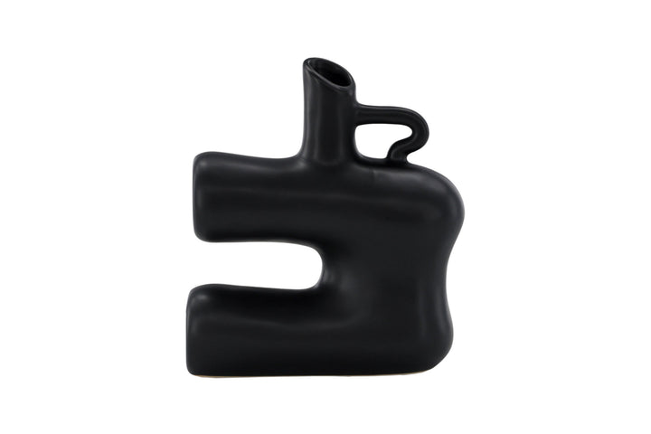 Venture Home Dity Vase - Matte Black - 18*7*19Hcm