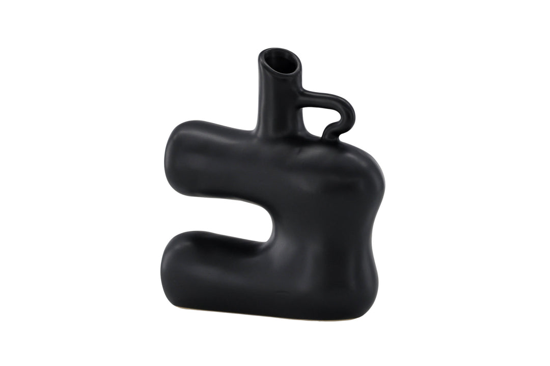 Venture Home Dity Vase - Matte Black - 18*7*19Hcm