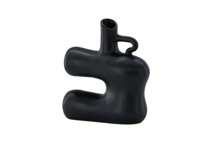 Venture Home Dity Vase - Matte Black - 18*7*19Hcm