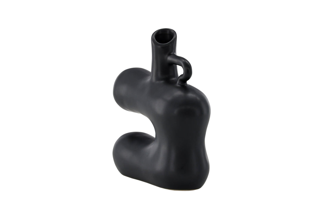 Venture Home Dity Vase - Matte Black - 18*7*19Hcm