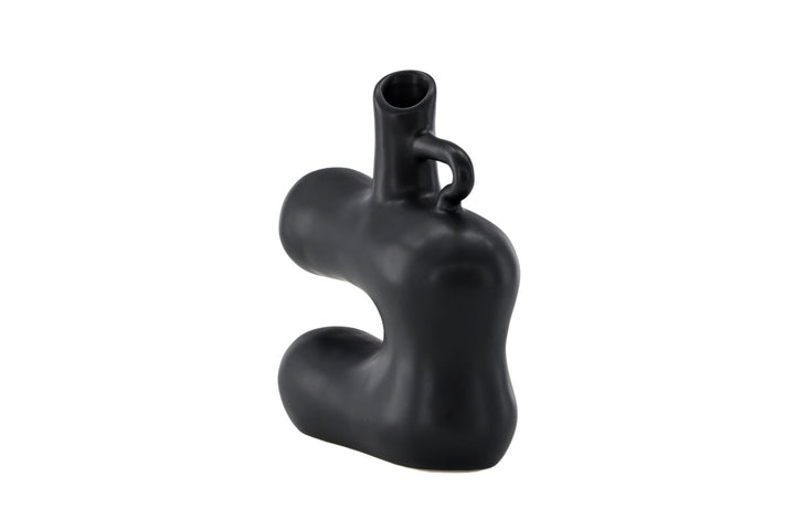 Venture Home Dity Vase - Matte Black - 18*7*19Hcm