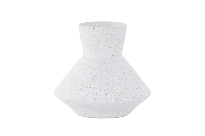 Venture Home Rellis Vase - White/Black Dots - D10*H20*B22cm