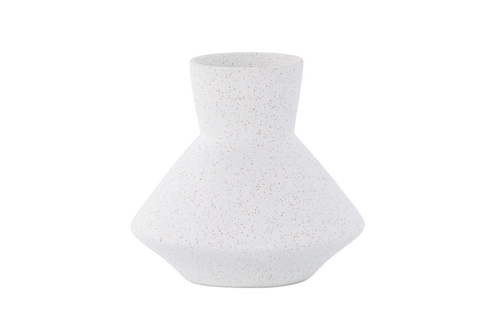 Venture Home Rellis Vase - White/Black Dots - D10*H20*B22cm