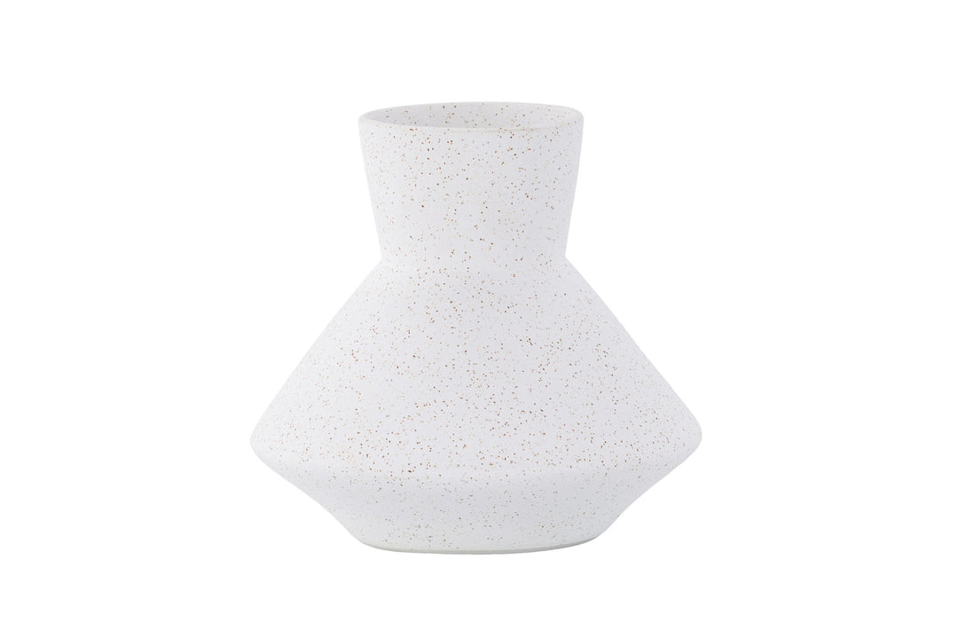 Venture Home Rellis Vase - White/Black Dots - D10*H20*B22cm