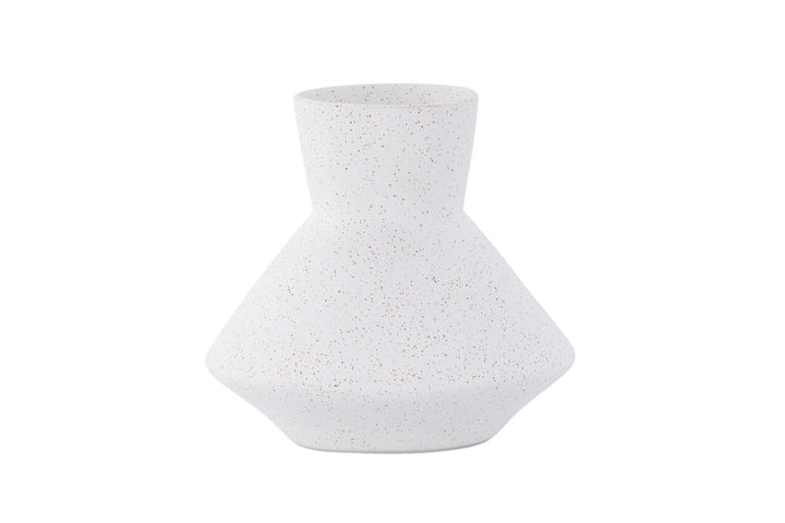 Venture Home Rellis Vase - White/Black Dots - D10*H20*B22cm