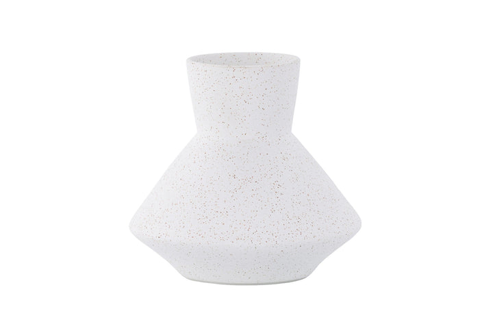 Venture Home Rellis Vase - White/Black Dots - D10*H20*B22cm