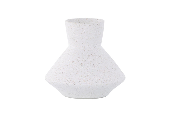 Venture Home Rellis Vase - White/Black Dots - D10*H20*B22cm