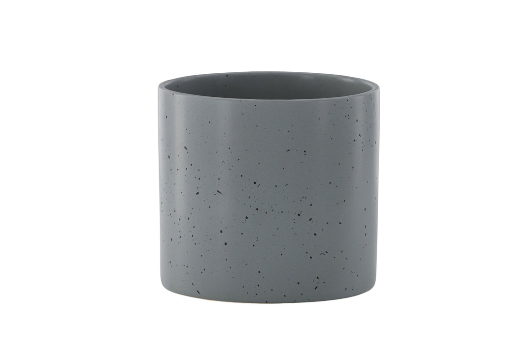 Venture Home Sane Pot - Dark Grey/Black Dots - 18*18*17cm