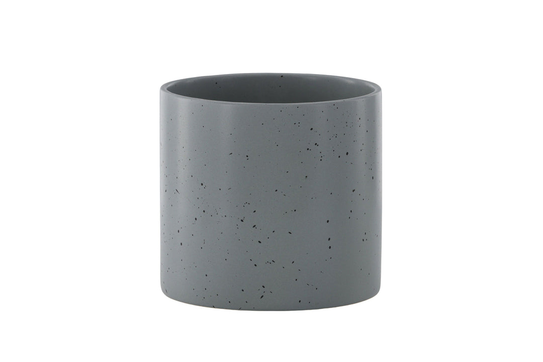 Venture Home Sane Pot - Dark Grey/Black Dots - 18*18*17cm