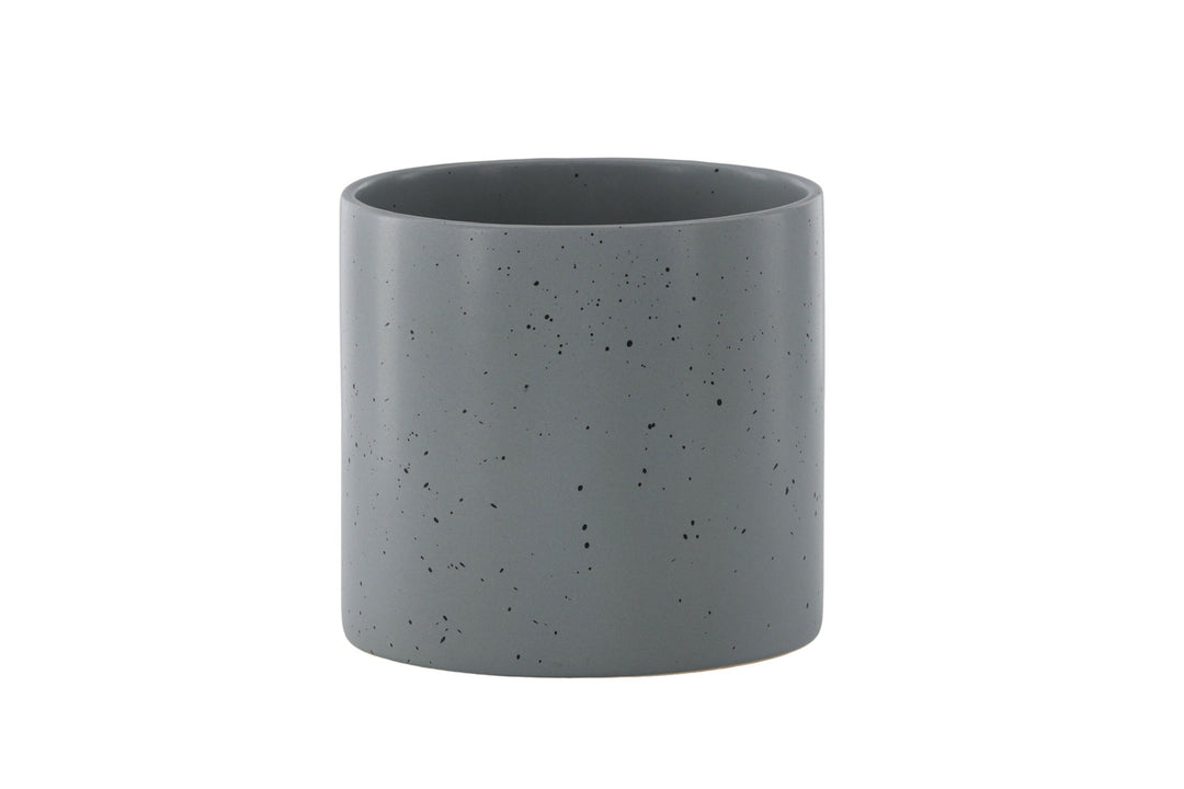 Venture Home Sane Pot - Dark Grey/Black Dots - 18*18*17cm
