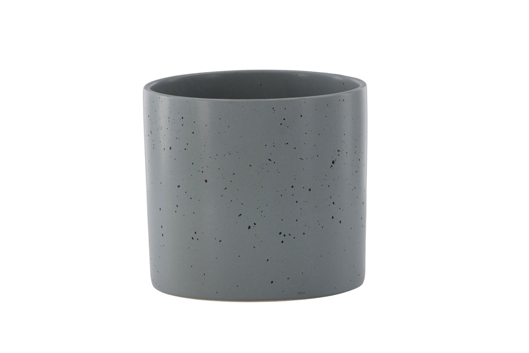 Venture Home Sane Pot - Dark Grey/Black Dots - 18*18*17cm
