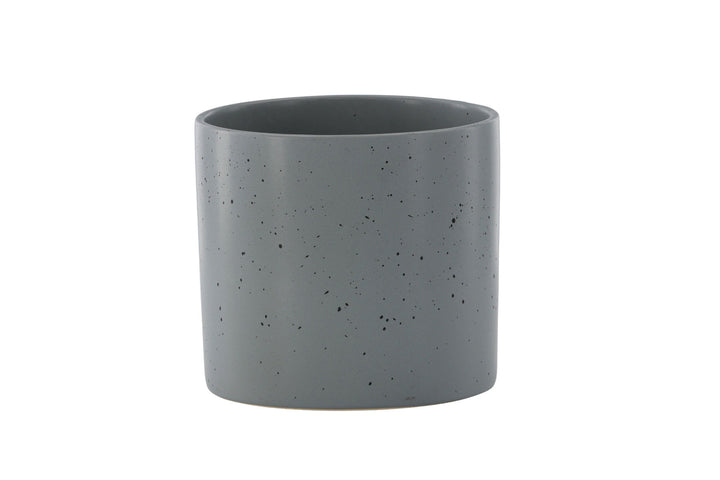 Venture Home Sane Pot - Dark Grey/Black Dots - 18*18*17cm