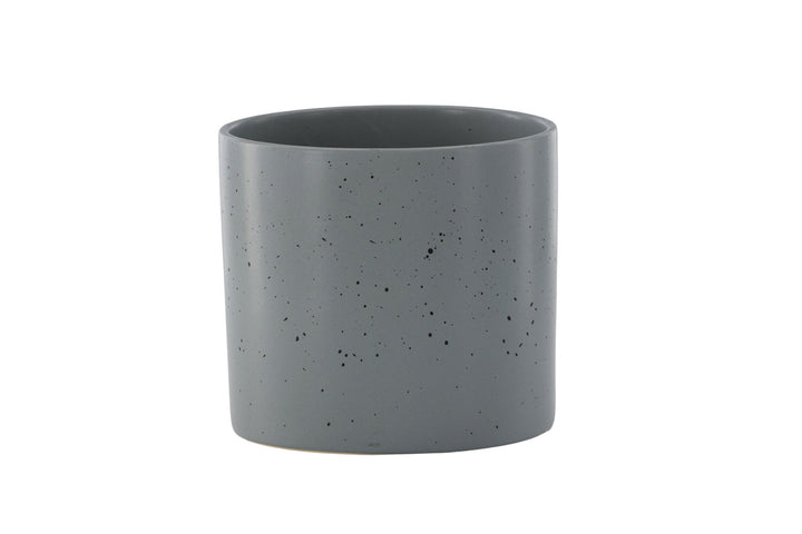 Venture Home Sane Pot - Dark Grey/Black Dots - 18*18*17cm