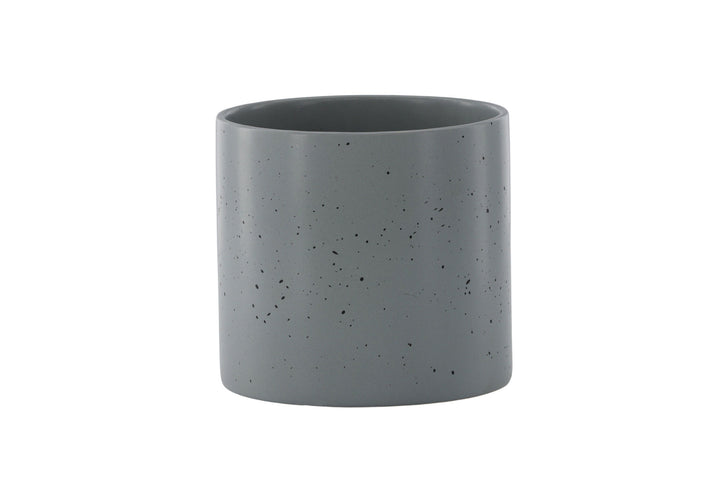 Venture Home Sane Pot - Dark Grey/Black Dots - 18*18*17cm