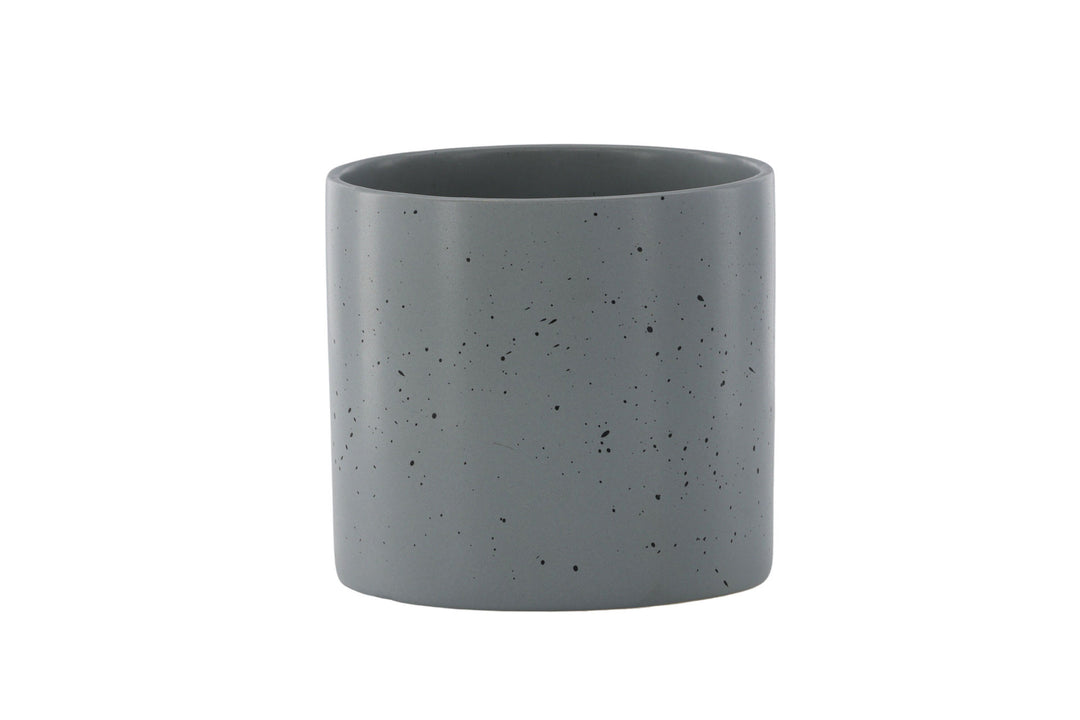 Venture Home Sane Pot - Dark Grey/Black Dots - 18*18*17cm