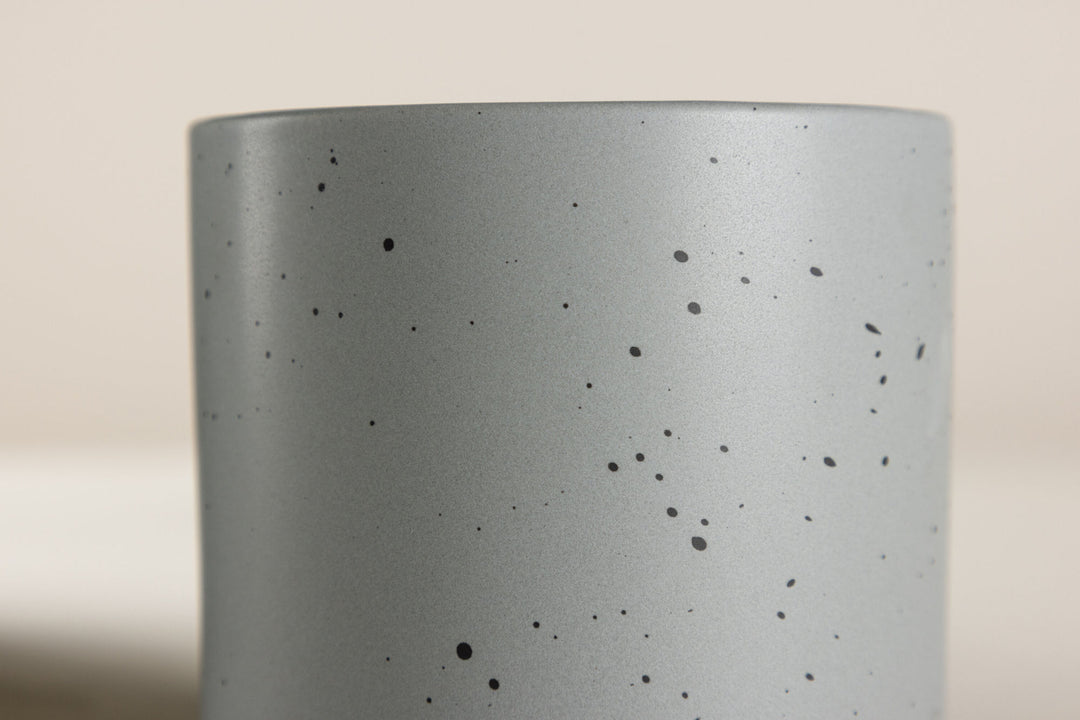 Venture Home Sane Pot - Dark Grey/Black Dots - 11*11*10cm