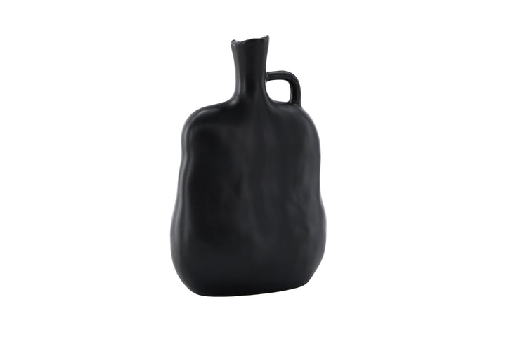 Venture Home Conta Vase -  Matte black -  17*10*25Hcm