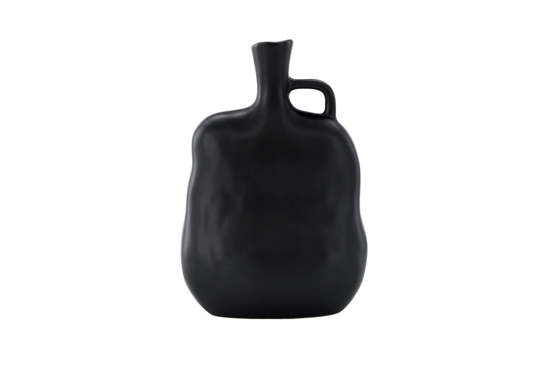 Venture Home Conta Vase -  Matte black -  17*10*25Hcm