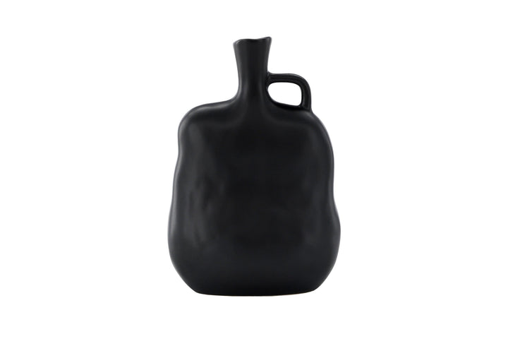 Venture Home Conta Vase -  Matte black -  17*10*25Hcm