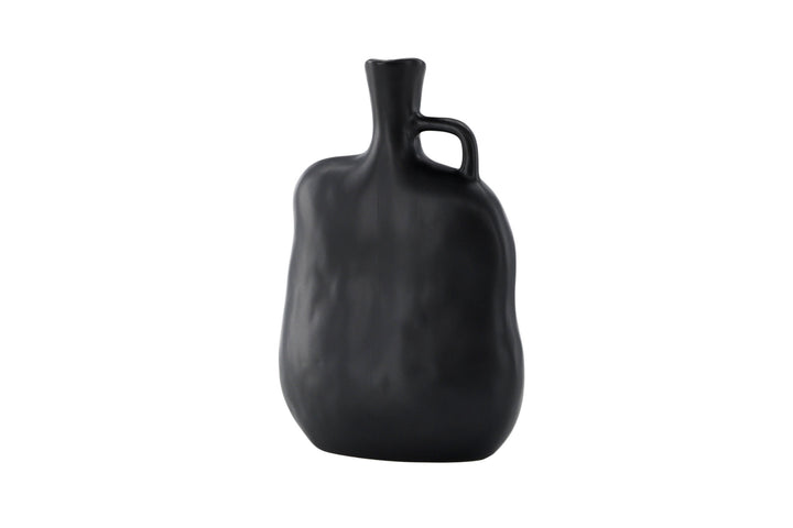 Venture Home Conta Vase -  Matte black -  17*10*25Hcm
