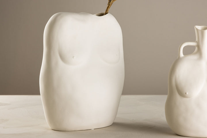 Venture Home Romie Vase - Offwhite - 24*14*28Hcm