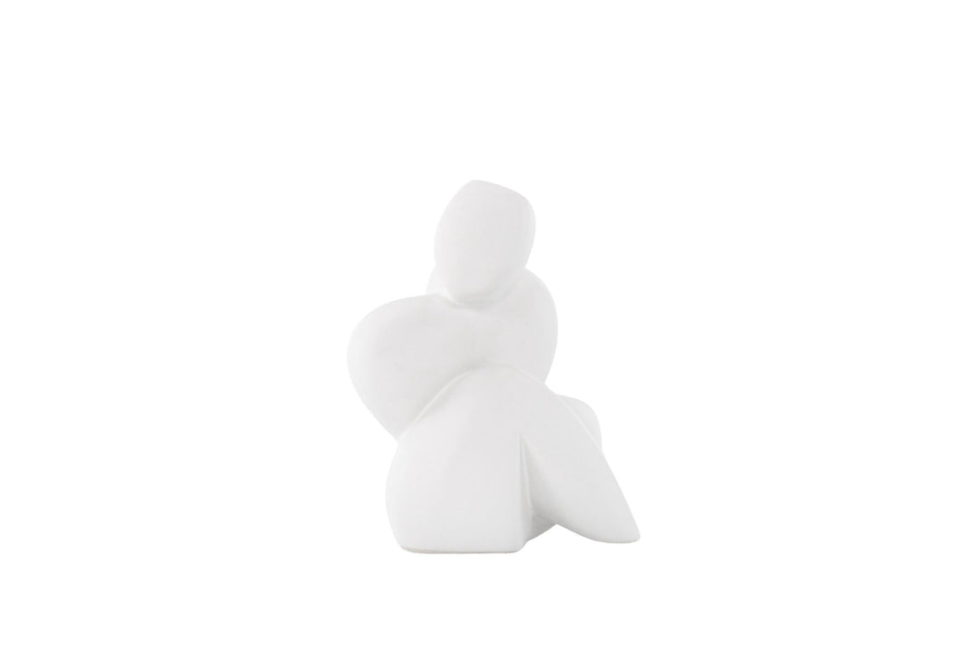 Venture Home Floda Sculpture - White - 11*9*14Hcm