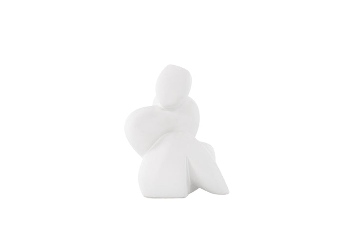 Venture Home Floda Sculpture - White - 11*9*14Hcm