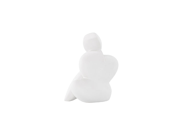 Venture Home Floda Sculpture - White - 11*9*14Hcm