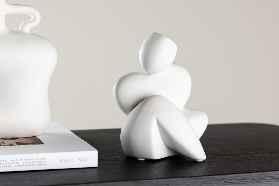 Venture Home Floda Sculpture - White - 11*9*14Hcm