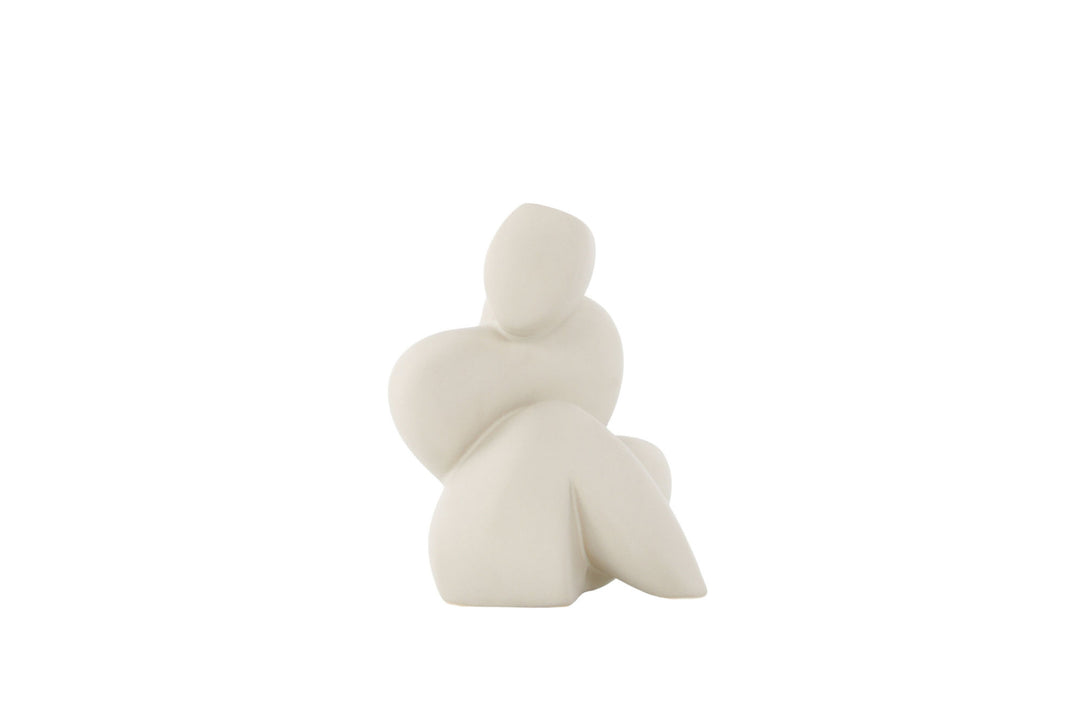 Venture Home Floda Sculpture - Light Grey - 11*9*14Hcm