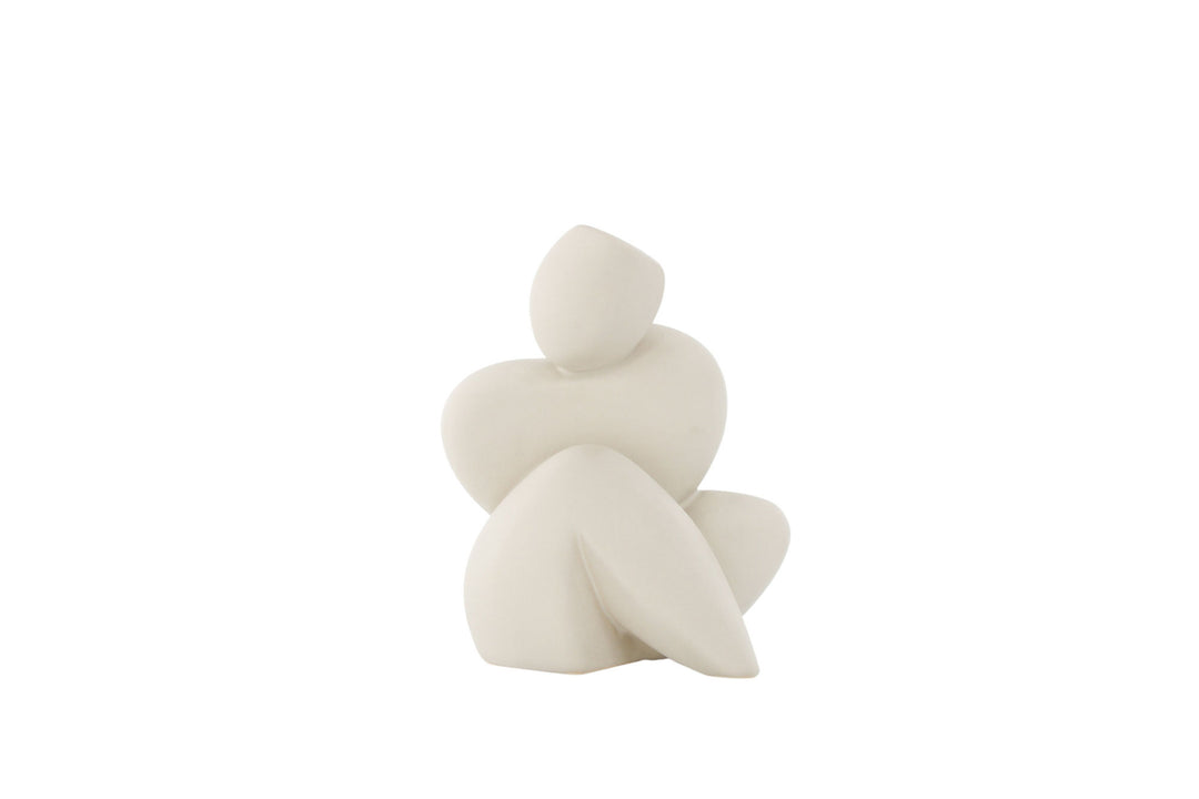 Venture Home Floda Sculpture - Light Grey - 11*9*14Hcm