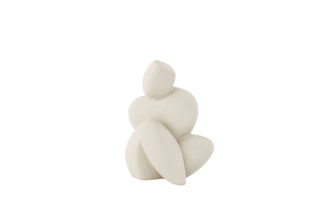 Venture Home Floda Sculpture - Light Grey - 11*9*14Hcm