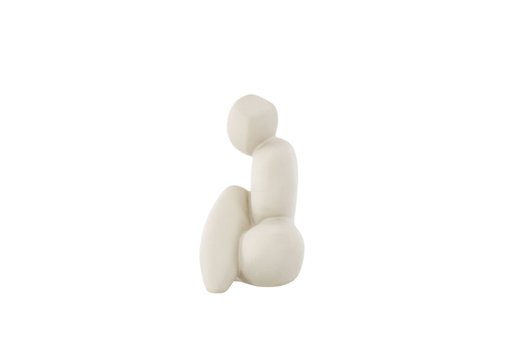 Venture Home Floda Sculpture - Light Grey - 11*9*14Hcm