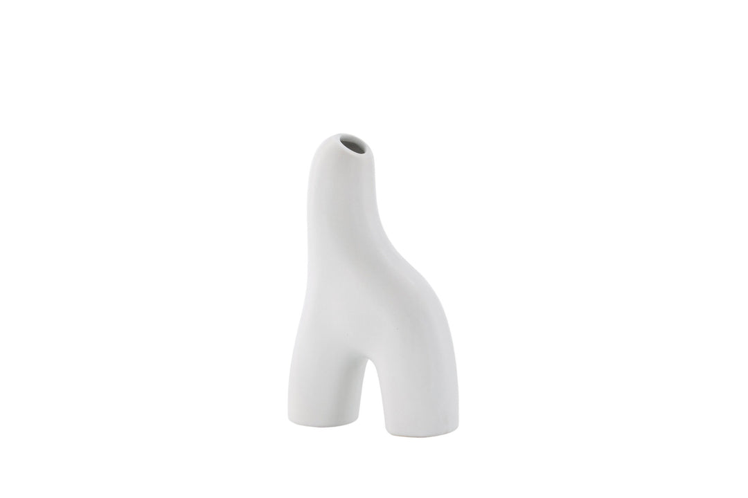Venture Home Aya Vase - White - 9*4*16Hcm
