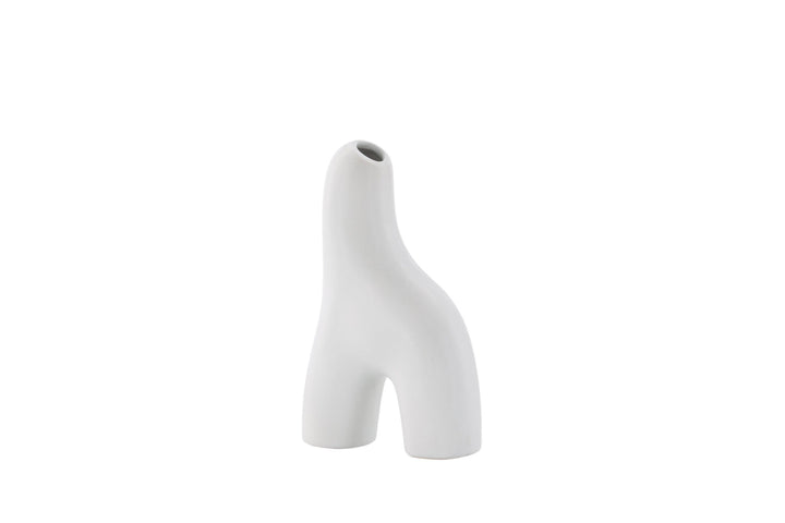 Venture Home Aya Vase - White - 9*4*16Hcm