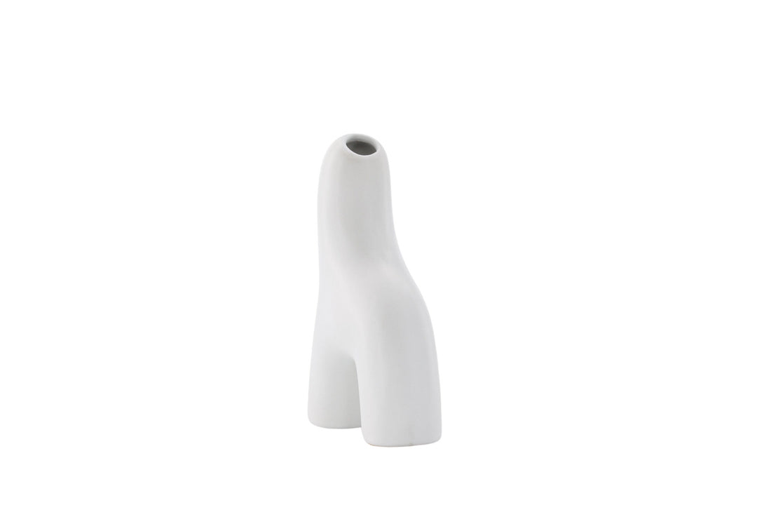 Venture Home Aya Vase - White - 9*4*16Hcm